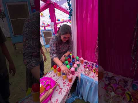 Game Stall Idea: Arrange all same coloured balls in a line in 30 seconds