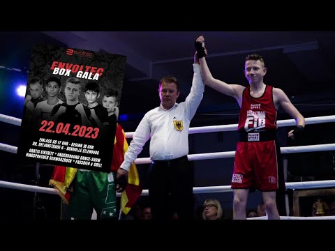 BOX GALA Eilenburg  22.04.23 Leif Simon 2. Boxkampf SG Stahl Blankenburg Abt. Boxen vs Rasid Bekiri
