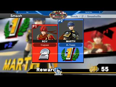 Retro Rumble - Loser's Top 8: Ese (Roy) vs Aerial Ace (Marth)