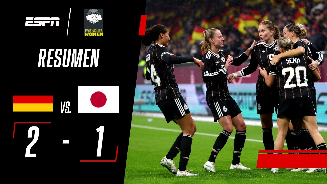 GRAN REMONTADA DE ALEMANIA ANTE JAPÓN EN UN AMISTOSO FEMENINO | Alemania 2-1 Japón | RESUMEN