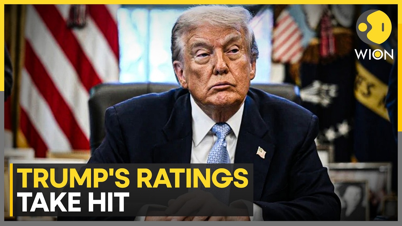 Report: Trump's Approval Ratings Slip After Iran War Agreement | WION