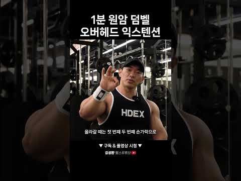 삼두 강화 3동작 루틴 미리보기