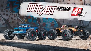 Arrma Outcast 4S V2 BLX 1:10 4WD RTR ocelová