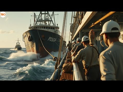 Cỗ Máy Khai Thác Cá Lớn Nhất Thế Giới - Cả Một Nhà Máy Chế Biến Cá Ngay Trên Tàu | Tàu Cá Khổng Lồ