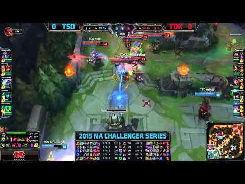 TSM Darkness (TSD) VS Team Dragon Knights (TDK) game 1 highlights - NACS Spring Week 2