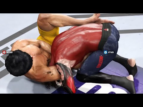 UFC Bruce Lee vs Angry Undertaker Smash crazy undertaker.