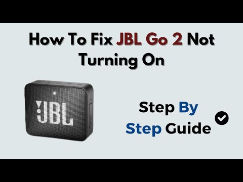 How to Fix JBL Go 2 Not Turning On – Power Button & Battery Troubleshooting