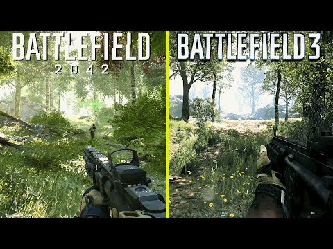 Battlefield 2042 vs Bad Company 2 & Battlefield 3 Early Graphics Comparison (Actual Gameplay)