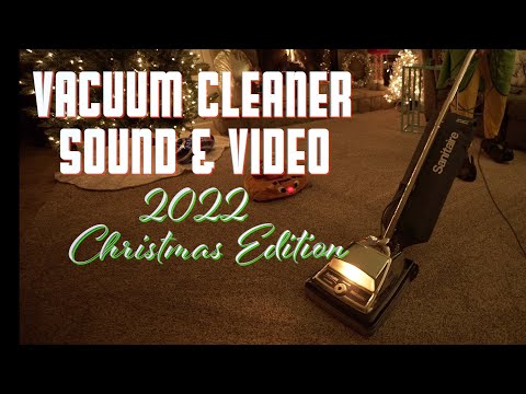 Vacuum Cleaner Sound and Video 2022 Christmas Edition Cozy Christmas Vacuum Sounds 3 Hours