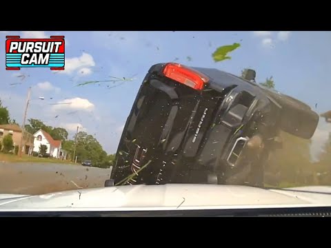 When Cops Turn Their Cars Into WRECKING MACHINES!