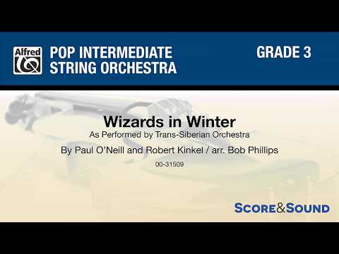 Wizards in Winter, arr. Bob Phillips – Score & Sound