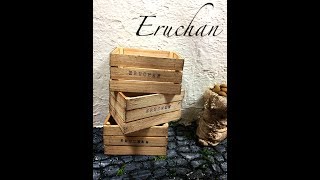 Como hacer Cajas de Madera miniatura para verduras y frutas. Huacales miniatura .  Miniature crates