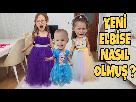 I BOUGHT A NEW DRESS FOR ASEL MIRA, BAHAR AND BANU ALYA WERE JEALOUS OF ASEL MIRA!! SHE CRIED!!