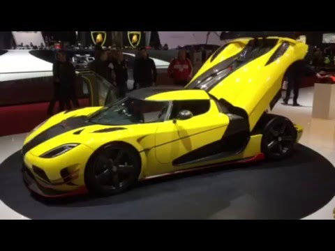 Koenigsegg Agera RS live at the Geneva motor show