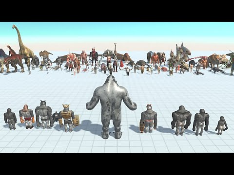 MUTANT PRIMATES VS FACTION - Animal Revolt Battle Simulator