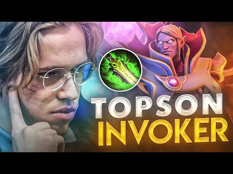 Topson Creating a New Meta with Invoker - Broken Ethereal Blade Build Dota 2