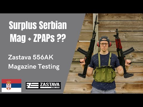 Unmodified 556 GALIL Mag Test - Zastava ZPAP 556 AK Magazine Series S1E1