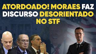 Atordoado! Moraes faz discurso desorientado contra os EUA!