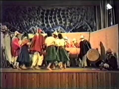 Mario Gutiérrez y Ruphay 1985 en su obra de teatro "El sueño del cactus"