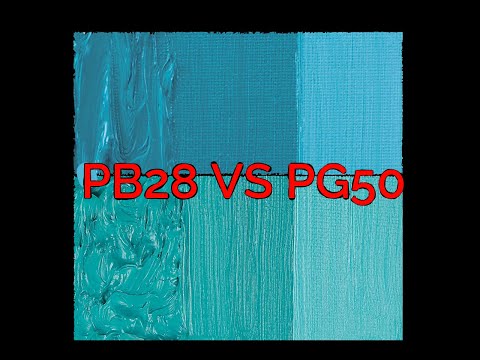 Best Cyan? PG50 Teal vs PB28 Turquoise light