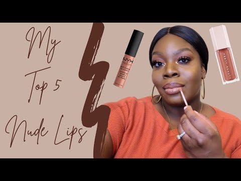 MY TOP 5 NUDE LIP COMBOS | WOC FRIENDLY | LIFEWITHSHERAYO