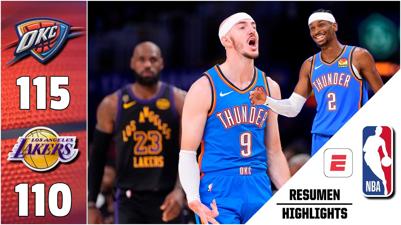 Los LAKERS ELIMINADOS tras barrida del THUNDER 4-0 en serie de playoffs del Oeste | NBA | Resumen