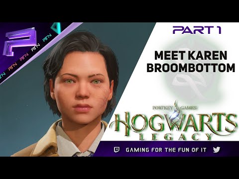 [P1]Hogwarts Legacy (Slytherin/Dark Arts/Evil/Hard) Playthrough - Meet Karen Broombottom!!