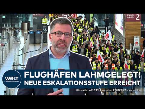 DEUTSCHLANDWEIT: Urlaub geplatzt! Flughafen-Streik trifft 510.000 Reisende eiskalt