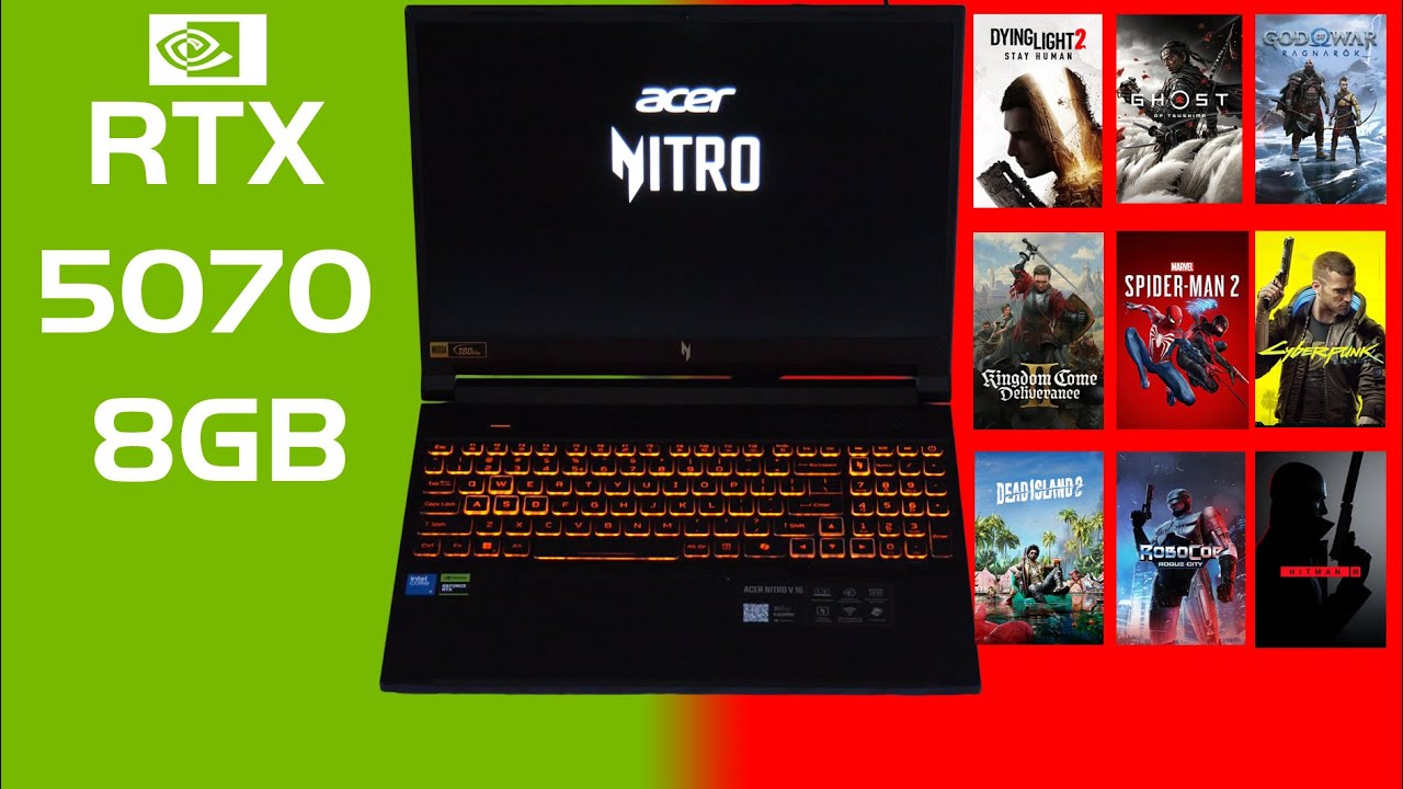 Miniatura da avaliação em vídeo de Notebook Gamer Acer Nitro V16 ANV16-72-7327 Intel Core 7 32GB RAM 1TB SSD RTX 5060 16 Pol.