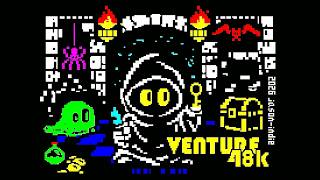 VENTURE 48K (2026) - 48K ZX Spectrum Homebrew game!