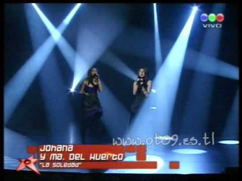 Operacion Triunfo 2009: Gala 9 - M. del Huerto y Johana: La soledad tema inedito