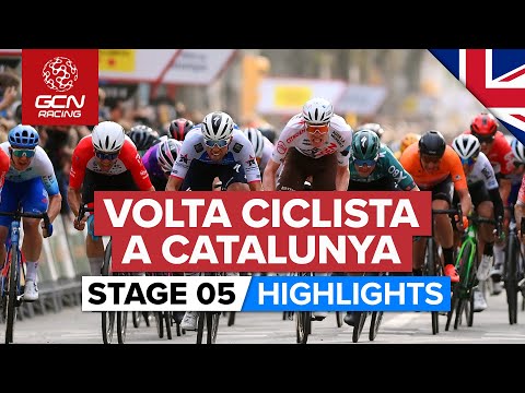 Sprint Finish On The Longest Stage! | Volta A Catalunya 2022 Stage 5 Highlights