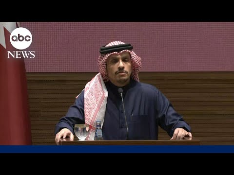 Qatari prime minister addresses ceasefire agreement between Israel and Hamas
