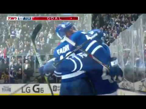 Tyler Bozak 17th Goal of the Season! 3/20/2017 (Boston Bruins vs Toronto Maple Leafs)