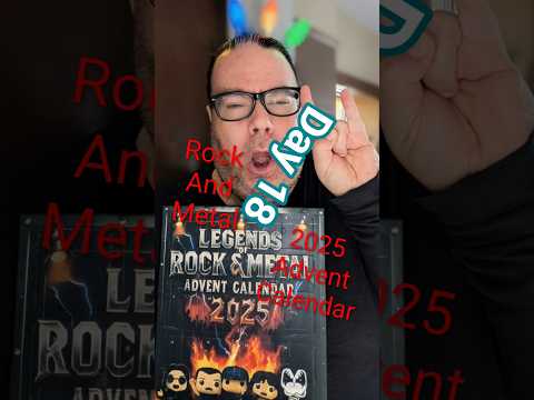 Rock and Metal Advent Calendar Day 18 for 12/18/2025 #advent #christmas #calendar #vlog #metal #rock