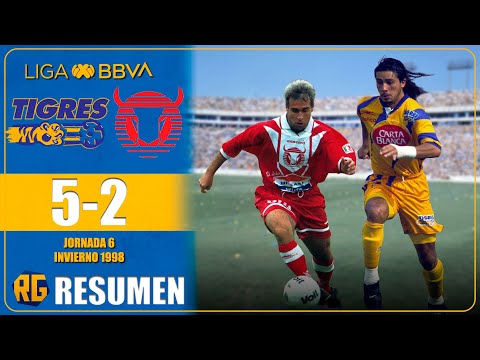 A GREAT GAME: TIGRES VS. TOROS NEZA 5-2 | Game 6 WINTER 1998 MEXICAN SOCCER