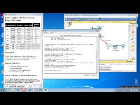CCNA Lab 5.2.1 - Configure IP Addresses on Router Interfaces - Answers
