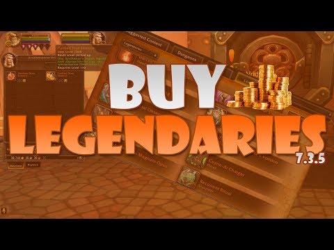 BUY LEGENDARIES IN LEGION! (7.3.5 NEWS)