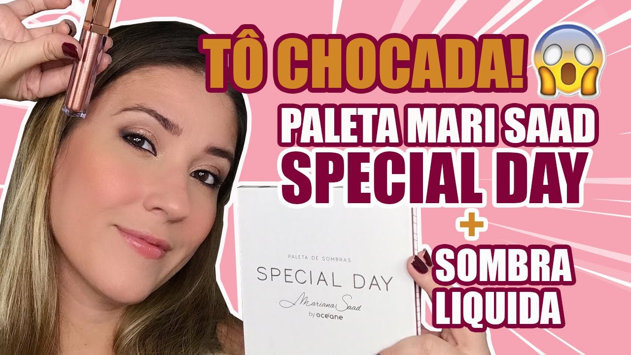 PALETA SPECIAL DAY MARI SAAD + Sombra liquida Soft Peach.