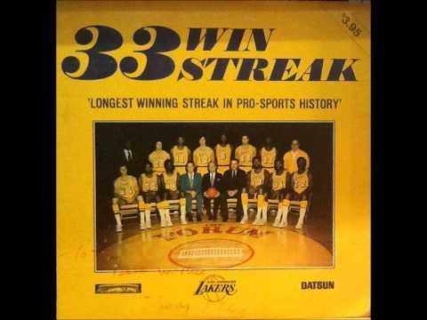 1972 Los Angeles Lakers 33 Game Win Streak LP