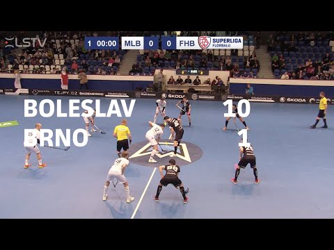 Highlights: Technology Florbal MB - FBŠ Hummel Hattrick Brno 10:1