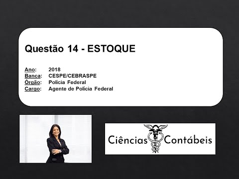 Plano de Contas (CESPE/CEBRASPE - Agente da Polícia Federal 2018) Q933335