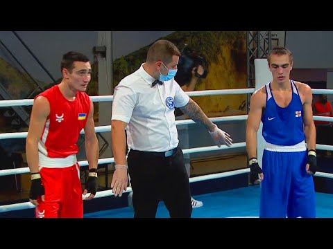 Aider Abduraimov (UKR) vs Giorgi Sajaia (GEO) - 🥊Final Box European Championships Budva 2021.11