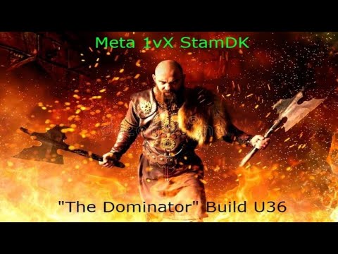 Elder Scrolls Online - Update 36 PVP StamDK Build - The Dominator
