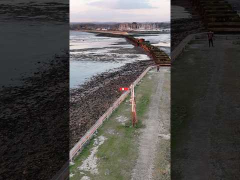 🚂 Abandoned Railway: The Hayling Billy Trail 4k Drone Video #dronefootage #drones #travel #djidrone