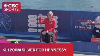 Canada's Hennessy earns Paracanoe silver at World Cup in Montreal
