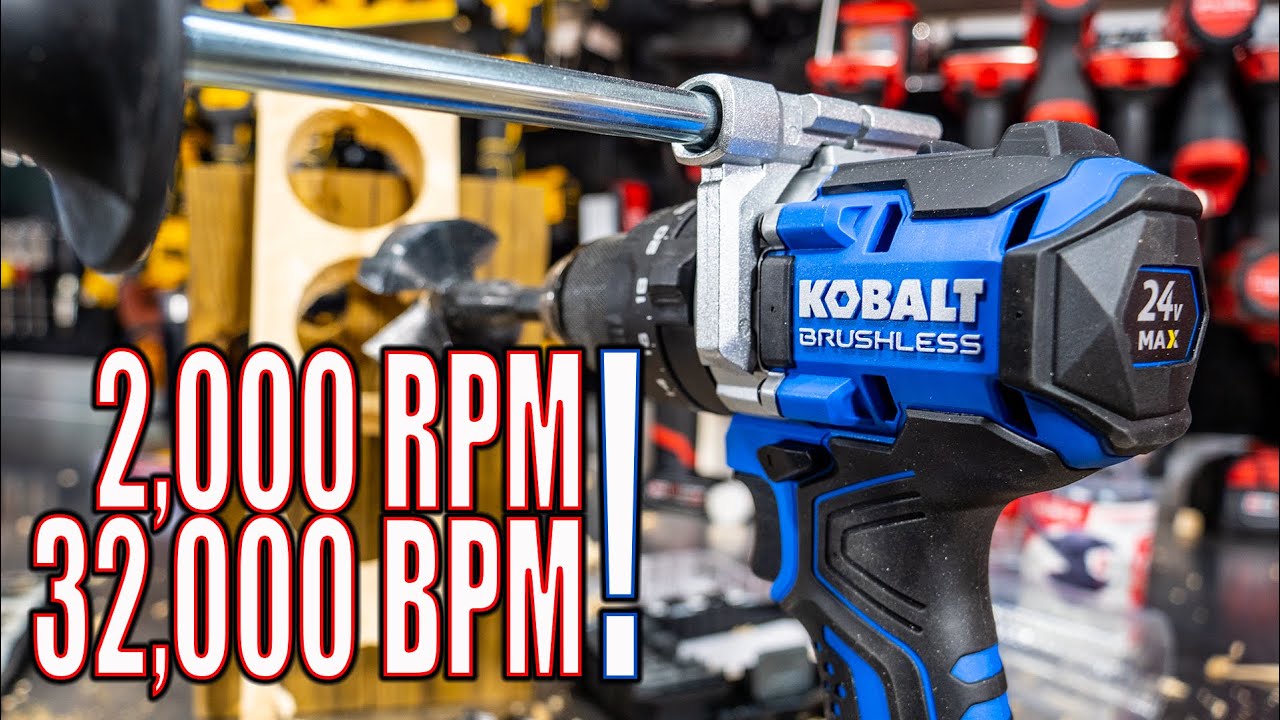 KOBALT KHD124 24V Brushless Hammer Drill Driver Review [from LOWES]