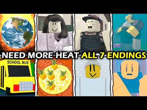 NEED MORE HEAT - (Full Walkthrough + All 7 Endings) | Roblox