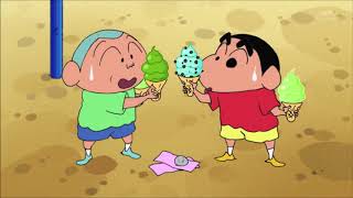 Crayon Shichan English Subtitles || Soft serve ice cream is delicious!