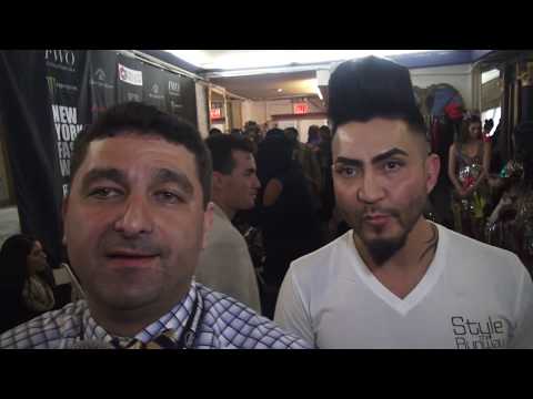 Hose Aurera Hair stylist at style the runway at Art Hearts Fashion Week